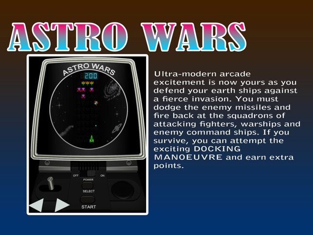 ASTRO WARS 電子ゲーム
