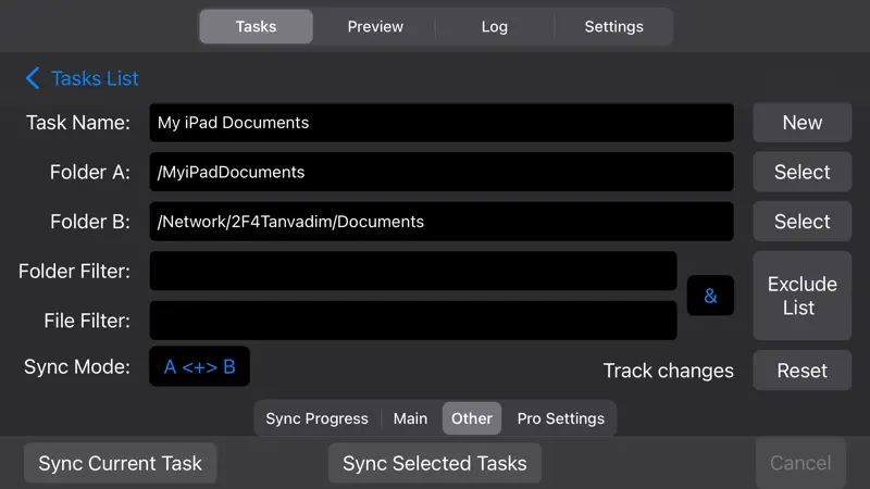 Sync Folders Pro screenshot 2 of 10