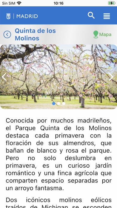 Parques y jardines Madrid Screenshot