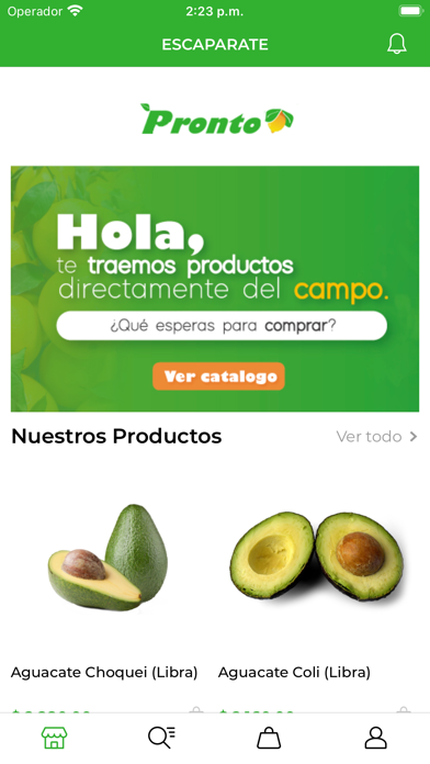 Pronto Market Co. Screenshot