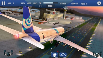 Screenshot #2 pour Jeux de vol de simulateur d'av