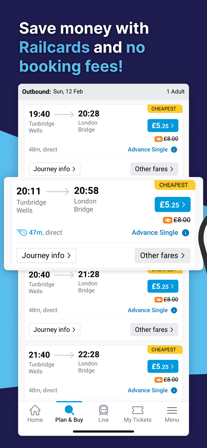 Southeastern Train tickets