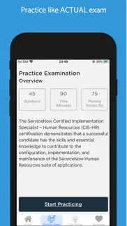 servicenow cis-hr exam 2024 iphone screenshot 3