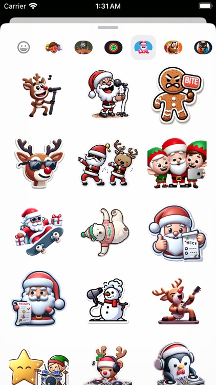 Fun 3D Christmas LOL Stickers!