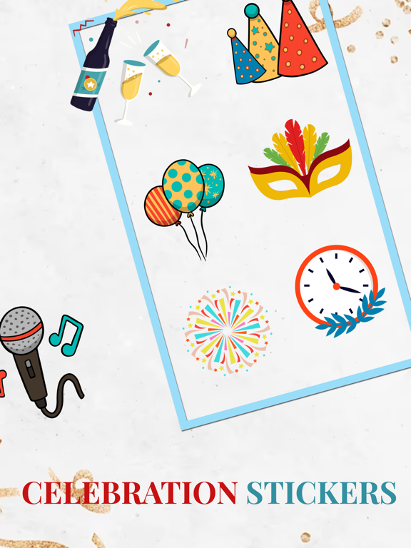 Screenshot #5 pour Animated Celebration Stickers