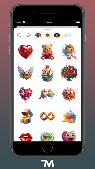 Screenshot #2 pour Saint Valentine Stickers