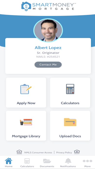 Smart Money Mortgage Screenshot