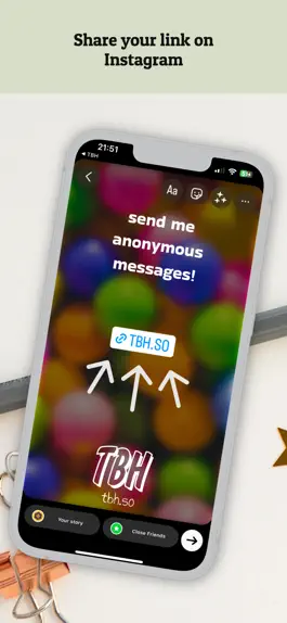 Game screenshot TBH: Q&A for Instagram Stories apk