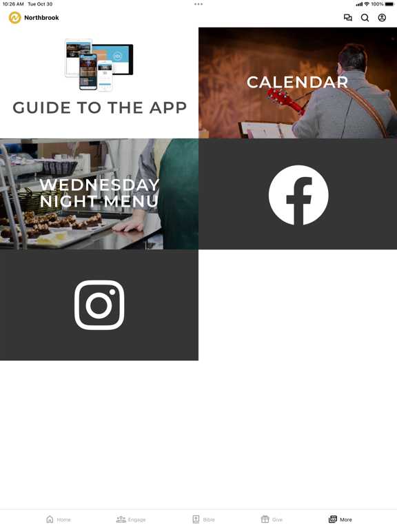 Northbrook Baptist iPad screenshot 3 - Education app