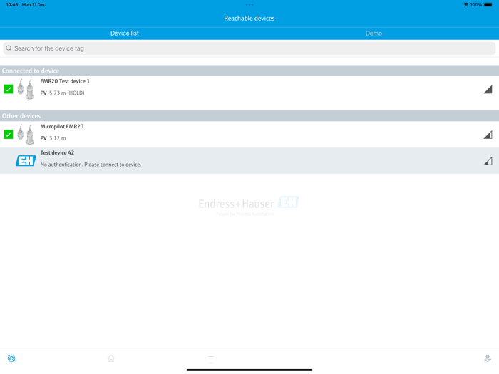 EndressHauser SmartBlue