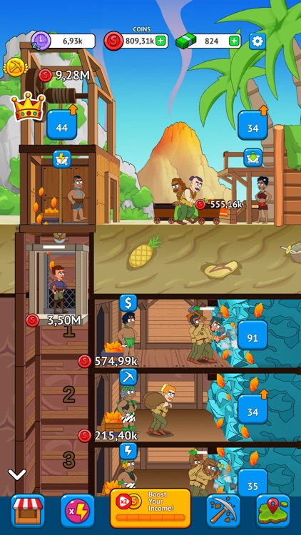 Mining Empire: Get Idle Gold screenshot-3