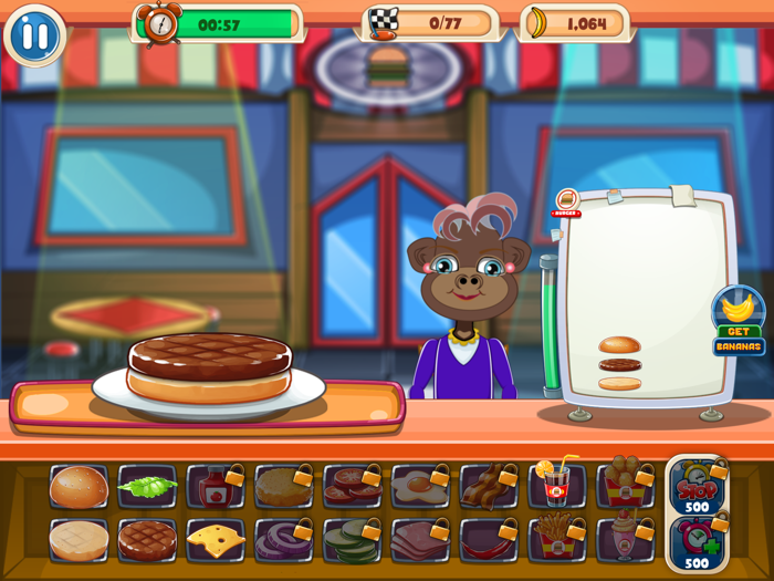 Pirate Monkey Burger Blitz