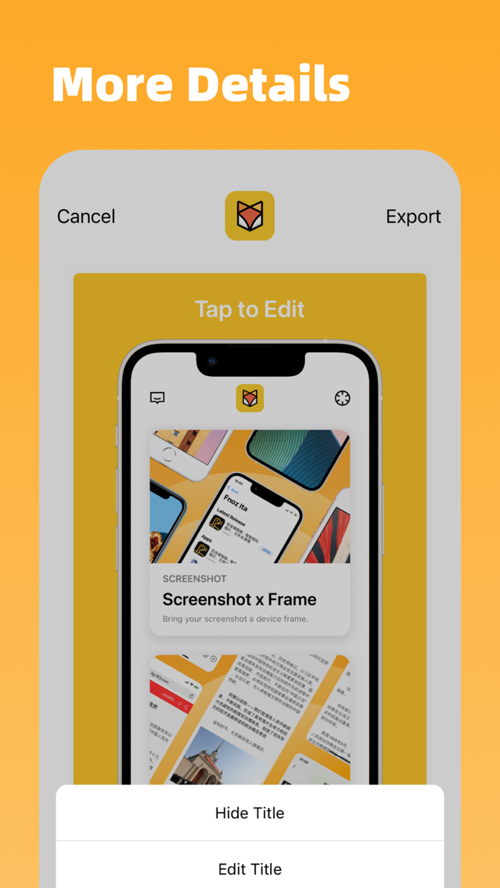 iFrame - Frame Stitch Picture