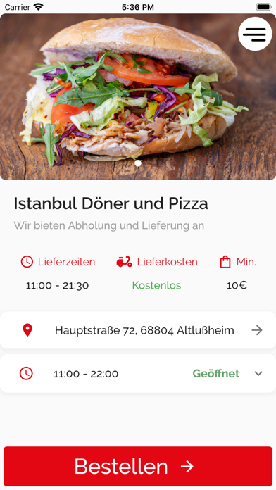 Istanbul Döner und Pizza Screenshot