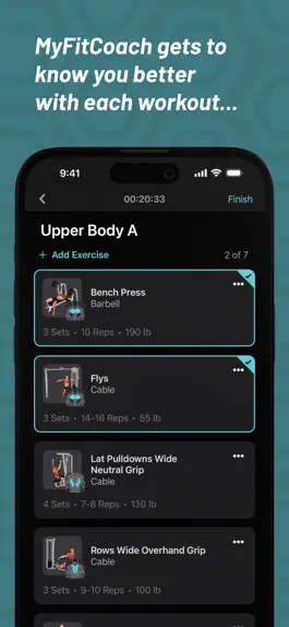 Game screenshot MyFitCoach Gym Workout Planner hack
