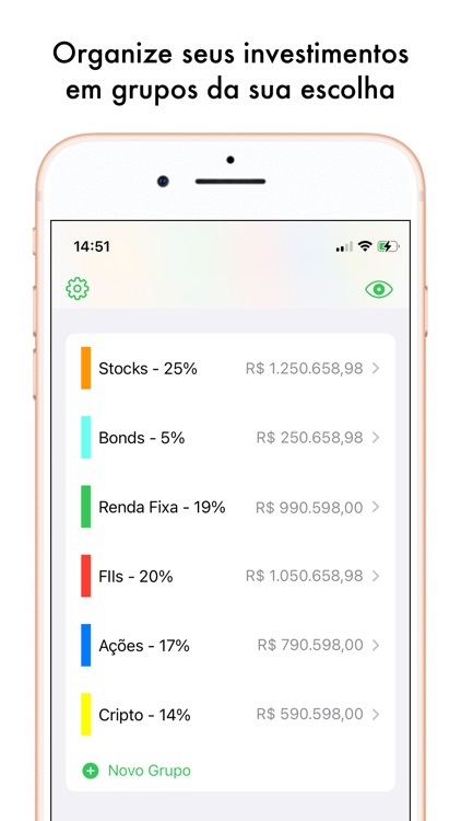 Glin Rebalanceamento de Ativos screenshot-3