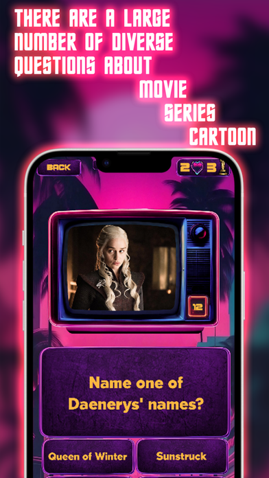 Movie Quiz Game Screenshot