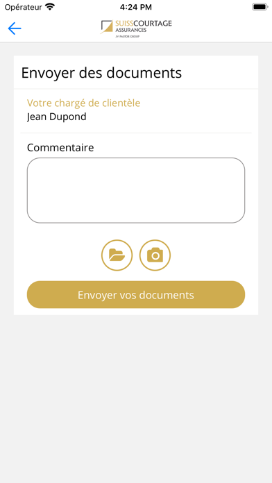 Suisscourtage Screenshot