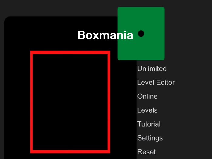 Boxmania - A 2D Puzzle Game