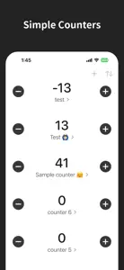 Simple Multiple Counter screenshot #1 for iPhone