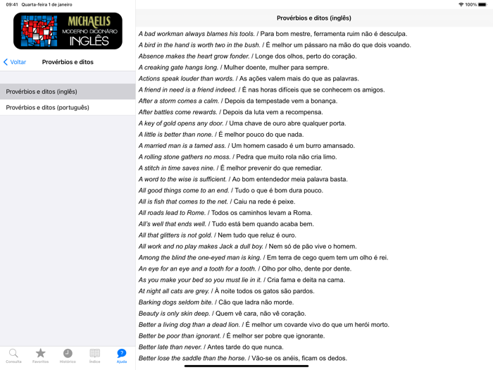 Dicionário Michaelis Inglês