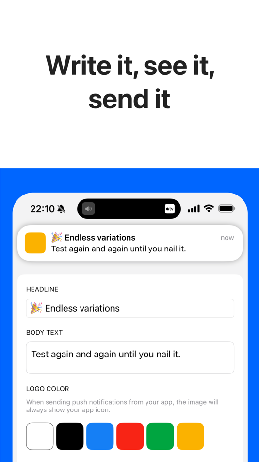 #1. Push Preview (iOS) بواسطة: Avery Intelligence