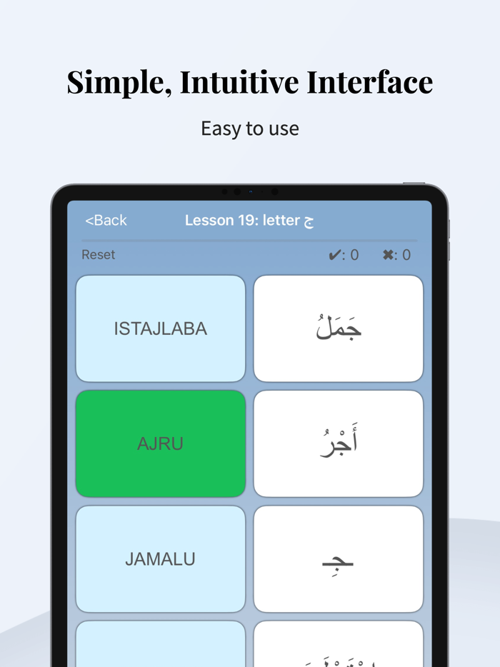 Arabic Alphabet Quran letters