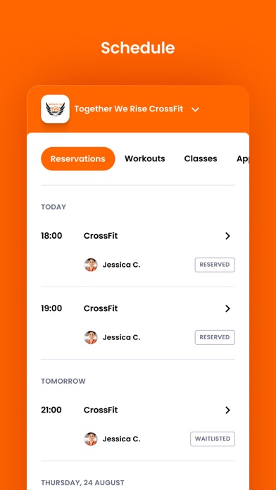 Together We Rise CrossFit Screenshot