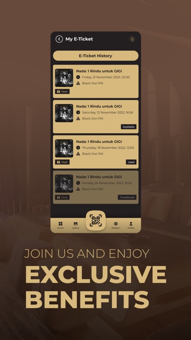 Black Owl Membership Screenshot