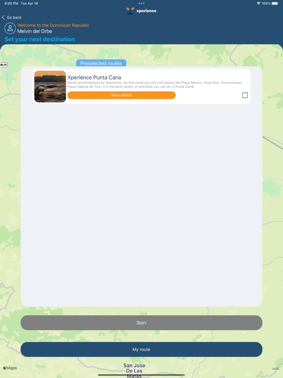 Xperience DR iPad screenshot 8 - Travel app