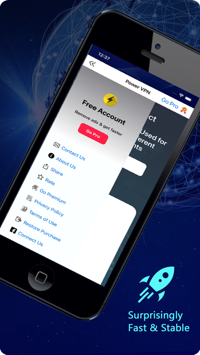 Screenshot #2 pour Power VPN : Fast & Secure VPN