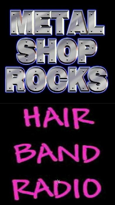 METAL SHOP & HAIR BAND RADIO Screenshot