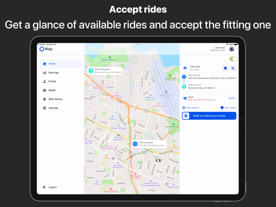 Screenshot #5 pour Ridy Driver by BetterSuite
