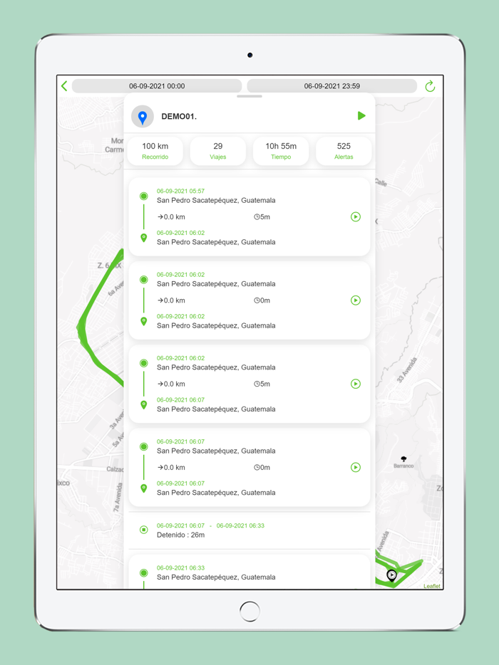 Rastreo Colegio CEBI