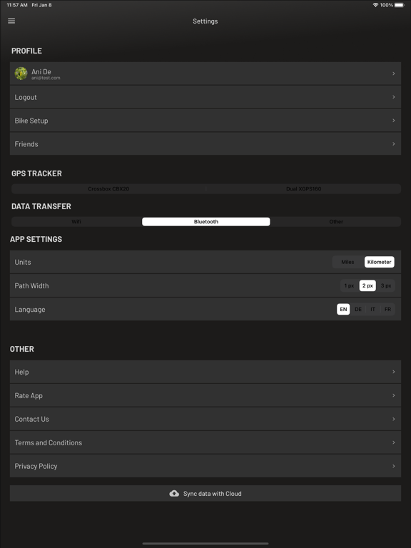 CrossBox Lap Timing iPad screenshot 5 - Sports app