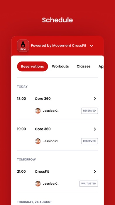 Powered by Movement Fitness Screenshot