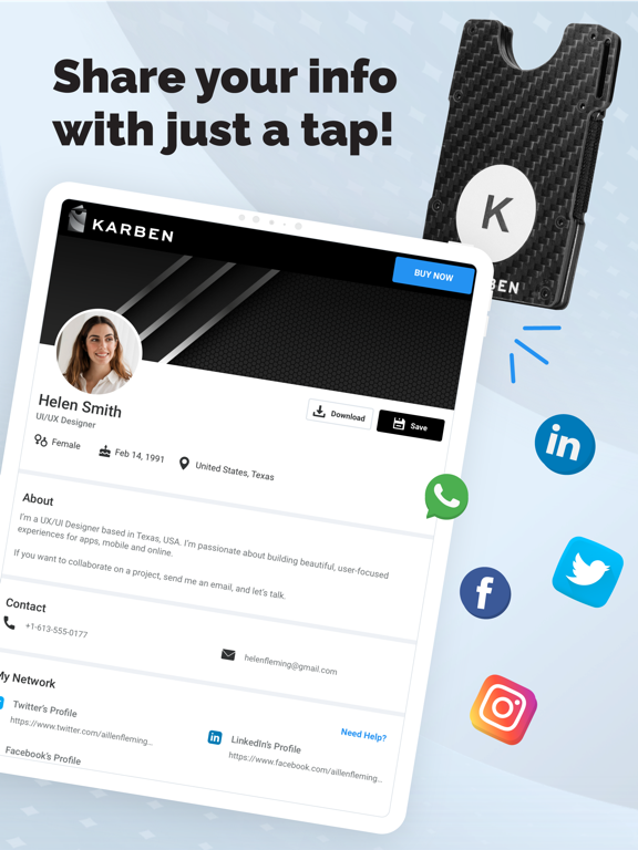 Screenshot #4 pour Karben Smart NFC Digital Card
