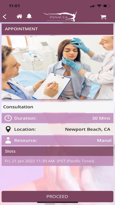 Panacea Aesthetics Screenshot