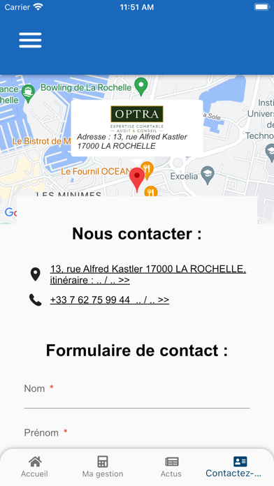 OPTRA Expertise-Comptable Screenshot