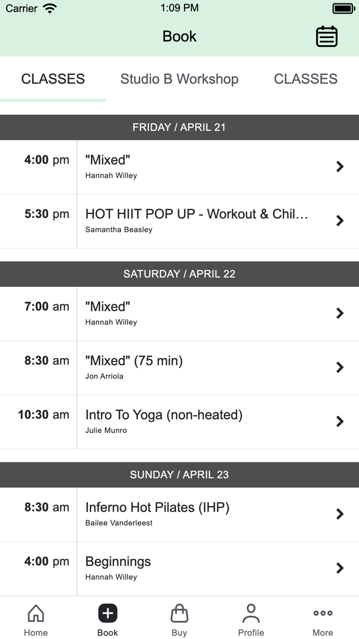 BEND Hot Yoga Prescott