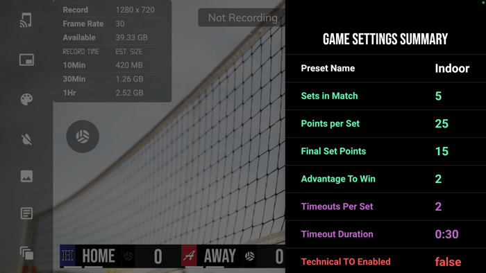 BT Volleyball Camera