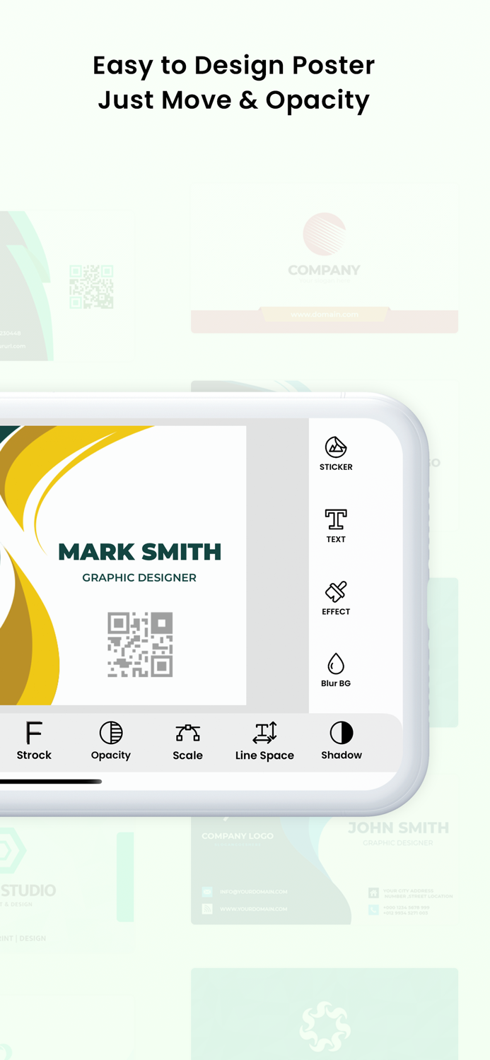 Business and visiting card Maker