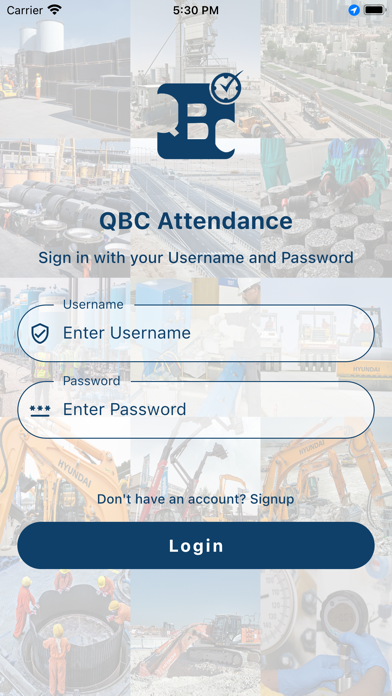 QBC Attendance Screenshot