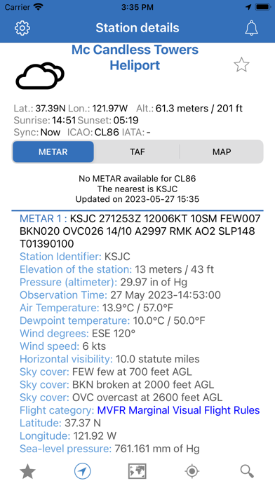 NOAA Aviation PRO Live Weatherのおすすめ画像1