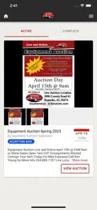 Southern Auction Solutions screenshot #1 for iPhone