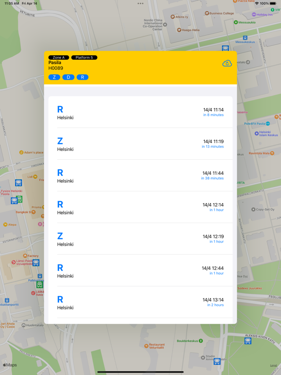 Screenshot #5 pour Suomen aseman lähtöajat livenä