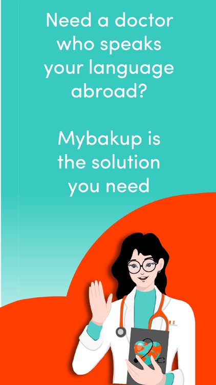 Mybakup - your doctor abroard