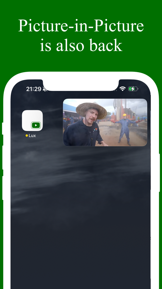 #3. Lux: AdBlock + PiP for YouTube (iOS) 게시자: Michael Galperin