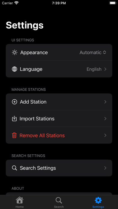 Radio Player Screenshot