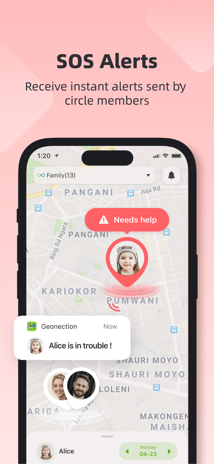Geonection - Location Tracker